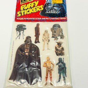 Vintage 1977 Star Wars Puffy Stickers Unopened – Rare Collectible